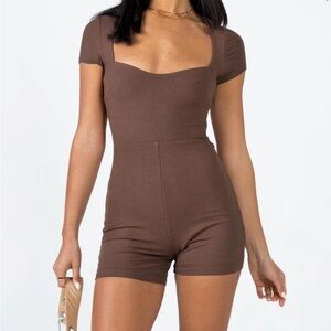 Princess Polly Brown Jumpsuit